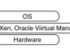 Der Oracle Virtual Manager wird direkt auf die Hardware aufgesetzt.